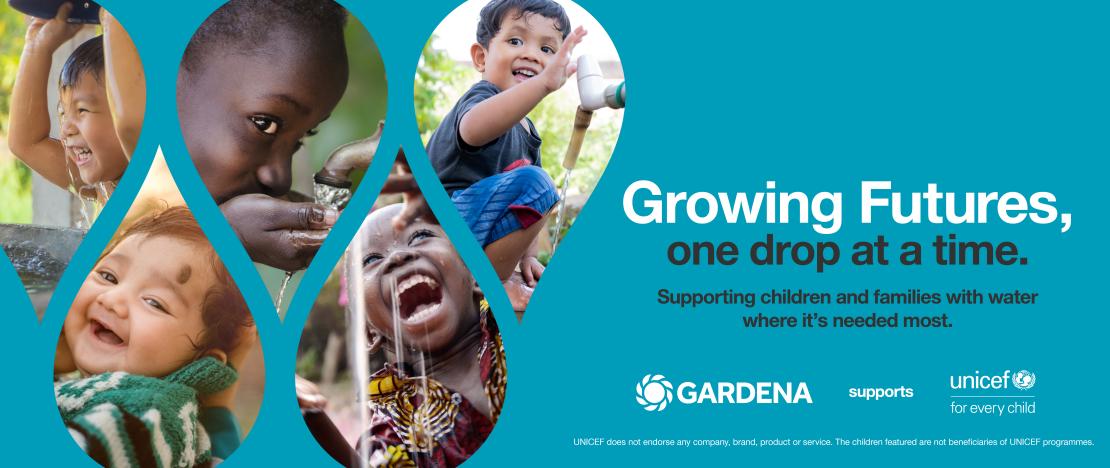 Unicef and Gardena partnership